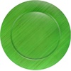 image:imageBambooMN 12 Dia Bamboo Reusable Dinnerware Charger Round Plates for Catered Events Holidays or Home Use Supplies 10 Pcs13 Dia Round  Green