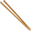 image:imageBambooMN 12 Reusable Bamboo A Tongs  Natural Brown  3 UnitsCarbonized  Fulcrum Block  30 Pieces
