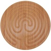 image:imageBambooMN 125 Bamboo Finger Labyrinth  7 Circuit Cretan Style  1 UnitCircle Carbonized Brown
