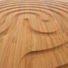 image:imageBambooMN 125 Bamboo Finger Labyrinth  7 Circuit Cretan Style  1 UnitCircle Carbonized Brown