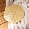 image:imageBambooMN 125 Bamboo Finger Labyrinth  7 Circuit Cretan Style  1 UnitDoublesided Natural Chartres