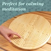 image:imageBambooMN 125 Bamboo Finger Labyrinth  7 Circuit Cretan Style  1 UnitDoublesided Natural Chartres
