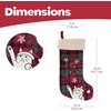 image:imageBambooMN 18 Classic Embroidered Sequined Animal Christmas  Penguin  1 Unit16 Naughty Cat Plaid