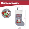 image:imageBambooMN 18 Classic Embroidered Sequined Animal Christmas  Penguin  1 UnitAssortment 86