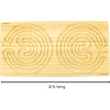 image:imageBambooMN 25 x 125 Bamboo Double Finger Labyrinth  7 Circuit Cretan Style  1 UnitDouble Natural