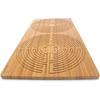 image:imageBambooMN 25 x 125 Bamboo Double Finger Labyrinth for Meditation and Prayer 11 Circuit Chartres Style 1 UnitDouble Carbonized Brown