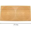 image:imageBambooMN 25 x 125 Bamboo Double Finger Labyrinth for Meditation and Prayer 11 Circuit Chartres Style 1 UnitDouble Carbonized Brown