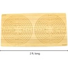 image:imageBambooMN 25 x 125 Bamboo Double Finger Labyrinth for Meditation and Prayer 11 Circuit Chartres Style 1 UnitDouble Natural