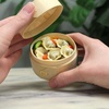 image:imageBambooMN 3 Inch Mini Bamboo Dim Sum Dumpling Steamer Basket for Dessert Party Favors Wedding Birthday Home Decorations Supplies 10 Pieces10