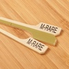 image:imageBambooMN 35 Bamboo Food Drink Appetizer Paddle Skewer Picks  Medium Rare Steak Doneness  100 PiecesMedium Rare