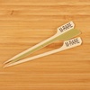 image:imageBambooMN 35 Bamboo Food Drink Appetizer Paddle Skewer Picks  Medium Rare Steak Doneness  100 PiecesMedium Rare