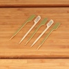 image:imageBambooMN 35 Food Allergy Marking Bamboo Paddle Picks for Food Drinks Appetizers  300 Pieces35 89cm