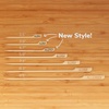image:imageBambooMN 35 Food Allergy Marking Bamboo Paddle Picks for Food Drinks Appetizers  300 Pieces71 18cm