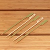 image:imageBambooMN 35 Food Allergy Marking Bamboo Paddle Picks for Food Drinks Appetizers  300 Pieces71 18cm