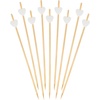 image:imageBambooMN 39 Decorative White Heart Bamboo Cocktail Fruit Sandwich Picks Skewers for Catered Events Holidays Restaurants or Buffets Party Supplies 100 Pieces300