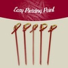 image:imageBambooMN 43 Bamboo Tea Knot Skewer Picks for Cocktails and Hors Doeuvres Party Supplies 1000 PiecesTea