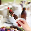 image:imageBambooMN 47 Inch Decorative Red Heart Bamboo Cocktail Fruit Sandwich Picks Skewers for Catered Events Holidays Restaurants or Buffets Party Supplies 100 Pieces1000