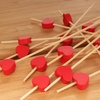 image:imageBambooMN 47 Inch Decorative Red Heart Bamboo Cocktail Fruit Sandwich Picks Skewers for Catered Events Holidays Restaurants or Buffets Party Supplies 100 Pieces1000