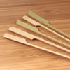 image:imageBambooMN 59 Bamboo Paddle Pick Skewers for Food Drinks Appetizers  100 Pieces300 Pieces  Skin