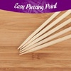 image:imageBambooMN 59 Bamboo Paddle Pick Skewers for Food Drinks Appetizers  100 Pieces300 Pieces  Skinless