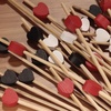 image:imageBambooMN 59 Decorative Bamboo Pink Pearl Cocktails Hors Doeuvres Fruit Sandwich Skewers Picks for Catered Events Holidays Restaurants or Buffet Party Supplies 200 PiecesHeart Red