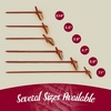 image:imageBambooMN 59 Decorative Bamboo Pink Pearl Cocktails Hors Doeuvres Fruit Sandwich Skewers Picks for Catered Events Holidays Restaurants or Buffet Party Supplies 200 PiecesKnot Tea