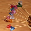 image:imageBambooMN 59 Decorative Bamboo Pink Pearl Cocktails Hors Doeuvres Fruit Sandwich Skewers Picks for Catered Events Holidays Restaurants or Buffet Party Supplies 200 PiecesAcrylic Gem
