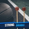 image:imageBambooMN 59 Decorative Sports Ball End Bamboo Cocktail Fruit Sandwich Picks Skewers for Catered Events Holidays Restaurants or Buffets Party Supplies Baseball 100 pcsBasketball