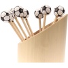 image:imageBambooMN 59 Decorative Sports Ball End Bamboo Cocktail Fruit Sandwich Picks Skewers for Catered Events Holidays Restaurants or Buffets Party Supplies Baseball 100 pcsSoccer