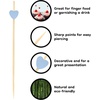 image:imageBambooMN 59 Inch Blue Heart Bamboo Food and Drink Pick Skewers for Catered Events Holidays Restaurants or Buffets Party Supplies 100 Pieces1000