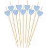 image:imageBambooMN 59 Inch Blue Heart Bamboo Food and Drink Pick Skewers for Catered Events Holidays Restaurants or Buffets Party Supplies 100 Pieces300