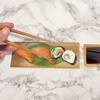 image:imageBambooMN 6 Piece 2 Sets of 7 Reusable EcoFriendly Black Bamboo Sushi Serving PlatesTrays Chopsticks and Soy Sauce Dishes IncludedCarbonized Brown