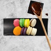 image:imageBambooMN 6 Piece 2 Sets of 7 Reusable EcoFriendly Black Bamboo Sushi Serving PlatesTrays Chopsticks and Soy Sauce Dishes IncludedCarbonized Brown