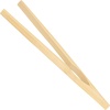 image:imageBambooMN 75 Natural Bamboo Straight Arm Reusable Tongs  Toast Tongs  3pcs10