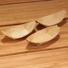 image:imageBambooMN 83 x 45 Premium Bamboo Leaf Boat Renewable and Disposable Serving Boat Tray for Catering and Home Use 100 Pieces47 x 2