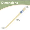 image:imageBambooMN 95 Reusable Floral Japanese Bamboo Chopsticks  Blue  6 PairsBlue Floral