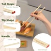 image:imageBambooMN 95 Reusable Floral Japanese Bamboo Chopsticks  Blue  6 PairsRed Dot  59
