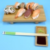 image:imageBambooMN 95 Reusable Floral Japanese Bamboo Chopsticks  Blue  6 PairsYellow  Green