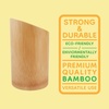 image:imageBambooMN Bamboo Kitchen Utensil Holder for Countertop Utensil Crock for Cooking Utensils  7 x 4  Carbonized Brown  1 PieceUtensil Holder