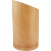 image:imageBambooMN Bamboo Kitchen Utensil Holder for Countertop Utensil Crock for Cooking Utensils  7 x 4  Carbonized Brown  1 PieceUtensil Holder