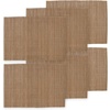 image:imageBambooMN Bamboo PlacematSushi Rolling Mat  18 x 13  Brown 4 pcsBrown With String
