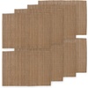 image:imageBambooMN Bamboo PlacematSushi Rolling Mat  18 x 13  Brown 4 pcsBrown With String