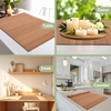 image:imageBambooMN Bamboo PlacematSushi Rolling Mat  18 x 13  Brown 4 pcsSkinny Brown