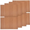 image:imageBambooMN Bamboo PlacematSushi Rolling Mat  18 x 13  Brown 4 pcsSkinny Brown