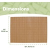 image:imageBambooMN Bamboo PlacematSushi Rolling Mat  185 x 13  Brown with String 4 pcsBrown