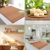 image:imageBambooMN Bamboo PlacematSushi Rolling Mat  185 x 13  Brown with String 4 pcsBrown With String