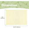 image:imageBambooMN Bamboo PlacematSushi Rolling Mat  185 x 13  Brown with String 4 pcsGreen