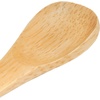 image:imageBambooMN Bamboo Spoons Mini Salt SpoonTiny Wooden Spoons for Spices 100pcs Carbonized Brown Oval 4335Inch OvalCarbonized Brown
