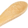 image:imageBambooMN Bamboo Spoons Mini Salt SpoonTiny Wooden Spoons for Spices 100pcs Carbonized Brown Oval 4339Inch OvalCarbonized Brown