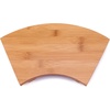 image:imageBambooMN Bamboo Sushi Board Serving Tray Special Design 83 x 47 x 12 Carbonized Brown 2 PiecesFan  3 Sizes